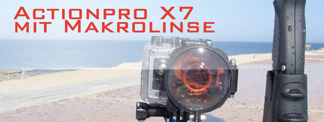 Makrolinsen-Set für Actionpro X7 getestet
