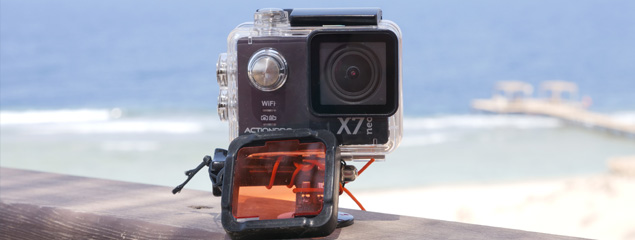 Actionpro X7neo für Unterwasserfilm getestet